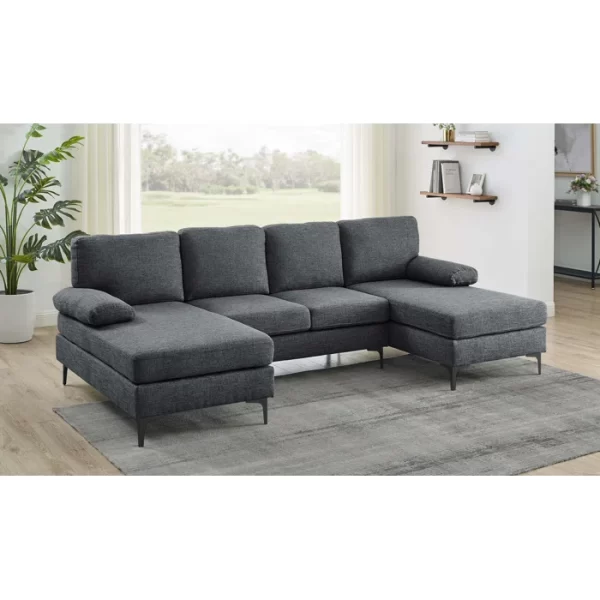 106''+Upholstered+Sofa