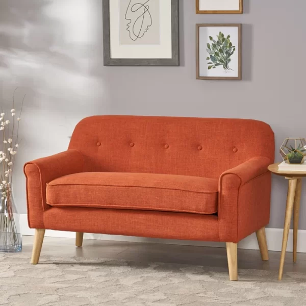 Deby+49.75''+Upholstered+Loveseat