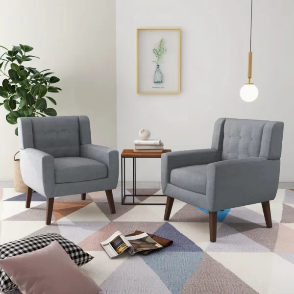 27.5 +Wide+Tufted+Armchair