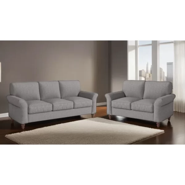 Aulora+Collection+Classic+2-Piece+Living+Room+Set+Apartment+Compact+Sofa+Loveseat