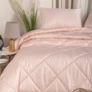 لحاف مقلم 3 قطع ألوان